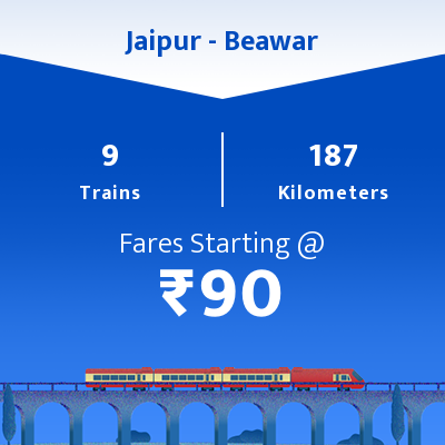 Jaipur To Beawar Trains